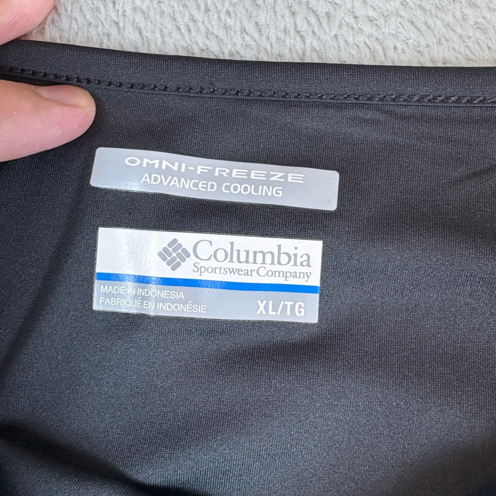 Columbia Dress Womens XL PFG Freezer III Omni-Freeze Sleeveless Black Stretch - Picture 3 of 7